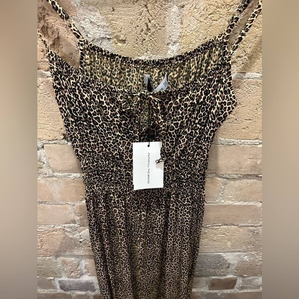 Faithfull THE BRAND NWT
Jasmina Sleeveless Leopard Maxi Slip Dress in Sz S - Picture 6 of 7